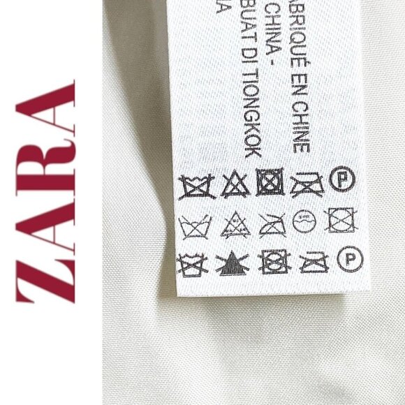 NWOT ZARA *BLOGGER FAVORITE* Faux Fur Fluffy White Snow Bunny Teddy Jacket Large - Picture 9 of 14